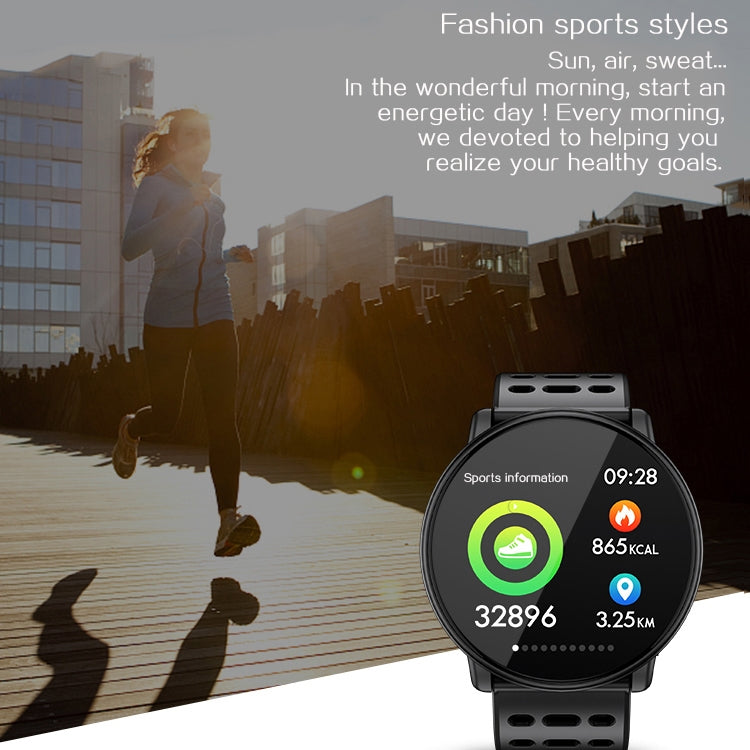 Q88 Smart Watch IP68 Waterproof Men Sports Smartwatch Android Bluetooth Watch Support Heart Rate / Call Reminder / Pedometer / Sleep Monitoring / Tracker(Black Green) - Smart Wear by buy2fix | Online Shopping UK | buy2fix