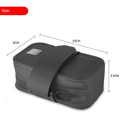 SAHOO 0.5L TPU Waterproof Portable Bicycle Tail Bag Saddle Bag(Black) - Bicycle Bags by SAHOO | Online Shopping UK | buy2fix