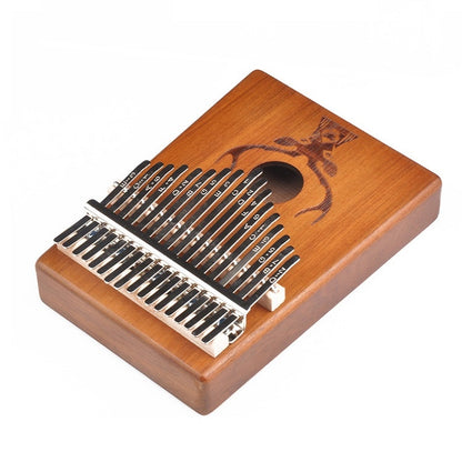 17-Tone Beginner Finger Piano Deer Head Kalimba Thumb Piano(Retro Kit) - Keyboard Instruments by buy2fix | Online Shopping UK | buy2fix