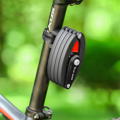 WEST BIKING Bicycle Folding Anti-Theft Code Lock Portable Chain Lock(YP0705067) - Bicycle Locks & Bicycle Pumps by WEST BIKING | Online Shopping UK | buy2fix