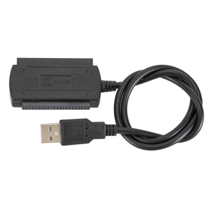 YP009 Three-Purpose USB to IDE/SATA Easy Drive Cable Hard Disk Drive Data Cable with Power Supply(UK Plug Set) - USB to IDE / SATA by buy2fix | Online Shopping UK | buy2fix