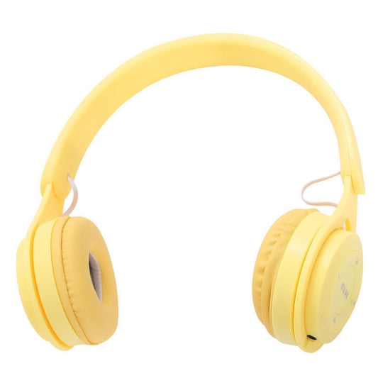 M6 Wireless Bluetooth Headset Folding Gaming Stereo Headset With Mic(Yellow) - Apple Accessories by buy2fix | Online Shopping UK | buy2fix