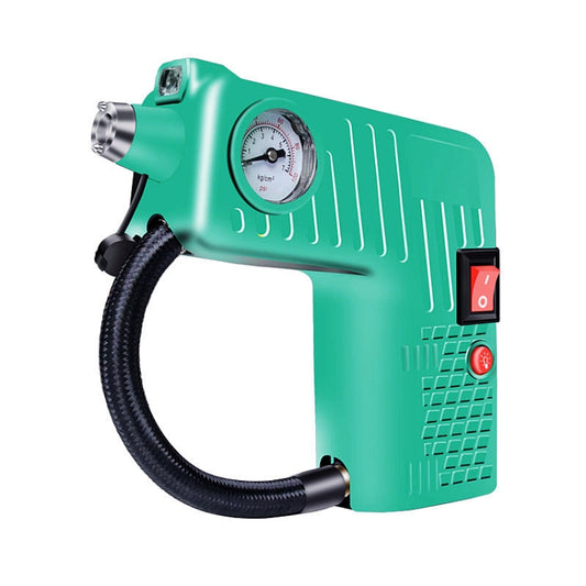 YX-301 12V Multi-Function Car Electric Portable Hand-Held Inflatable Pump(Green) - In Car by buy2fix | Online Shopping UK | buy2fix