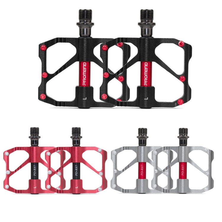1 Pair PROMEND Mountain Bike Road Bike Bicycle Aluminum Pedals(PD-R87 Black) - Outdoor & Sports by PROMEND | Online Shopping UK | buy2fix