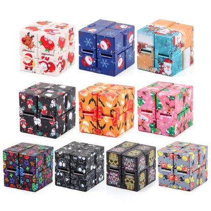 3 PCS Infinite Magic Cube Halloween & Christmas Theme Decompression Pocket Cube Second Order Cube Toy(No.335K-4 Pumpkin Orange) - Magic Cubes by buy2fix | Online Shopping UK | buy2fix