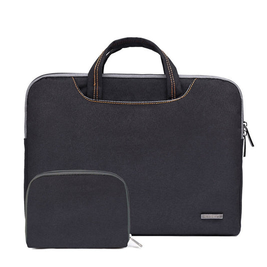 LiSEN LS-116 Simple Laptop Bag Business Laptop Liner Bag, Size: 13.3 inch(Snowflake Nylon Black) - 13.3 inch by LiSEN | Online Shopping UK | buy2fix