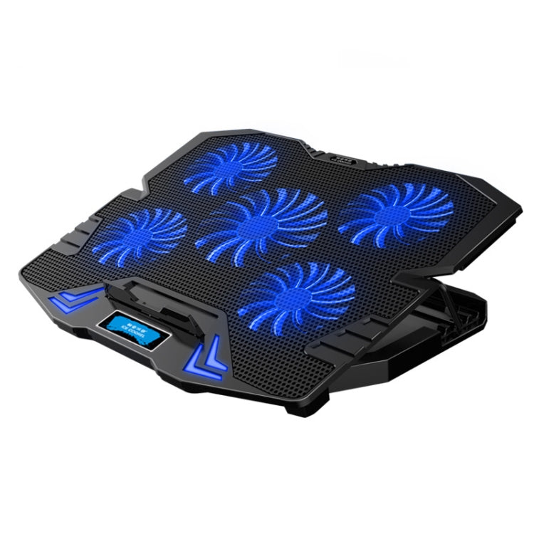 ICE COOREL K5 Laptop Radiator Computer Cooling Bracket, Colour: Standard Version (Black Blue) - Computer & Networking by ICE COOREL | Online Shopping UK | buy2fix