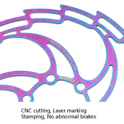 IIIPRO Bike Disc Mountain Bike Hollow Disc Dish Six Nail Brake Pad, Style: 160mm - Outdoor & Sports by buy2fix | Online Shopping UK | buy2fix