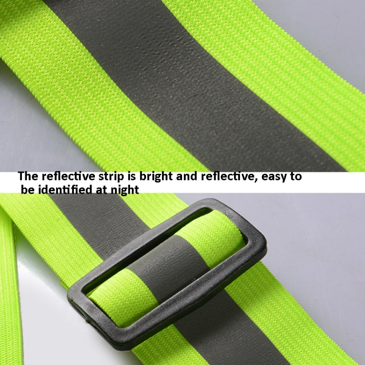 Reflective Elastic Band Suit Night Running Construction Site Traffic Safety Reflective Equipment,Style: 1 Strap+2 Arm Strap+Storage Bag - Workplace Safety Supplies by buy2fix | Online Shopping UK | buy2fix