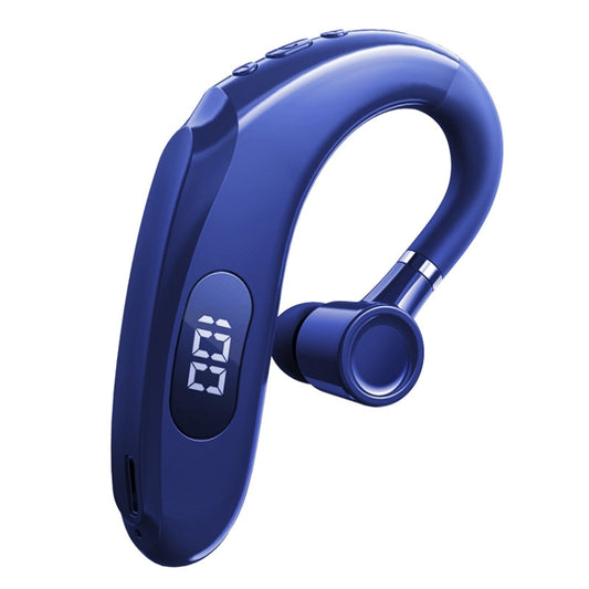 Q20 Bluetooth 5.2 Business Digital Display Sports Earhook Stereo Earphone(Blue) - Bluetooth Earphone by buy2fix | Online Shopping UK | buy2fix