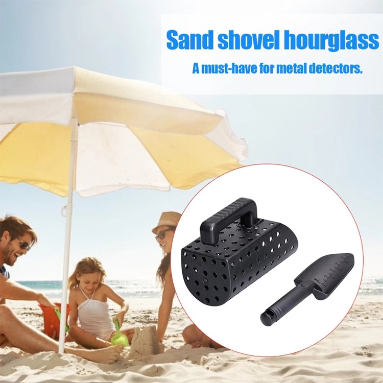 Metal Detector Sand Scoop And Shovel Set Digging Tool(Black) - Consumer Electronics by buy2fix | Online Shopping UK | buy2fix