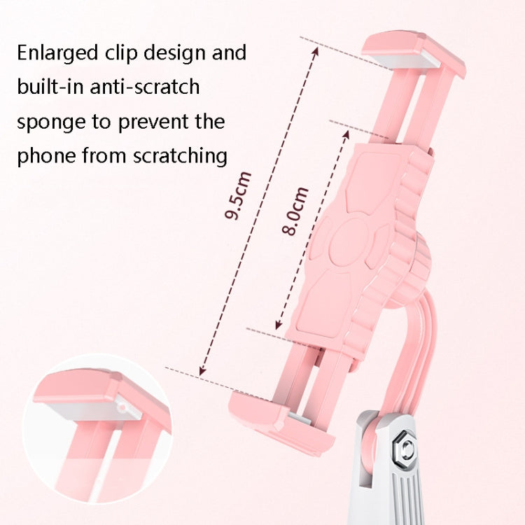 Multifunctional Lifting Colorful Live Bracket(Pink White) - Consumer Electronics by buy2fix | Online Shopping UK | buy2fix