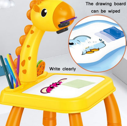 Children Multifunctional Projection Painting Toy Writing Board, wthout Watercolor Pen, Style: Giraffe Pink - Drawing Toys by buy2fix | Online Shopping UK | buy2fix