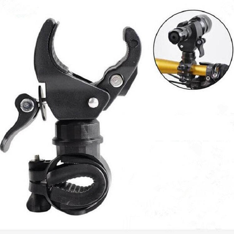 3 PCS Bicycle 360 Degree Rotating Lamp Holder Lamp Clip(Black) - Retaining Clips by buy2fix | Online Shopping UK | buy2fix