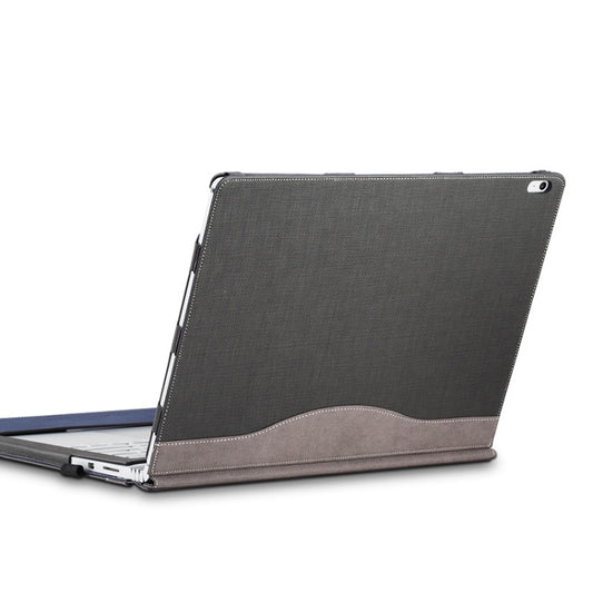 PU Leather Laptop Protective Sleeve For Microsoft Surface Book 2 15 inches(Gentleman Gray) - Other by buy2fix | Online Shopping UK | buy2fix