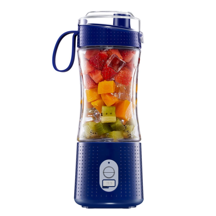 6-Blade Electric Fruit Juicer Juice Cup(Deep Blue) - Home & Garden by buy2fix | Online Shopping UK | buy2fix