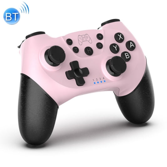 Wireless Bluetooth Gamepad With Macro Programming For Switch Pro, Product color: Pink - Gamepads by buy2fix | Online Shopping UK | buy2fix