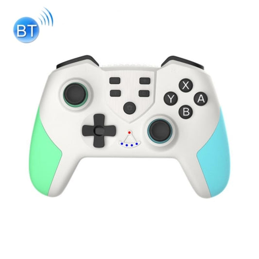 T23 Macro Programming Six-Axis Wireless Bluetooth Handle With NFC For Switch Pro(Blue Green) - Gamepads by buy2fix | Online Shopping UK | buy2fix