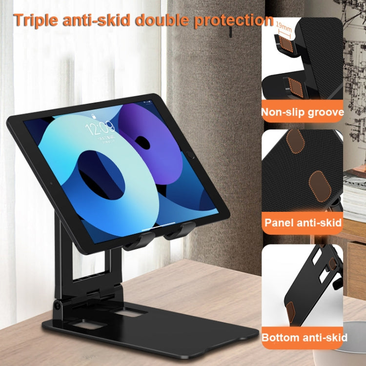 Desktop Foldable Liftable Anti-Skid Mobile Phone And Tablet Stand(White) - Desktop Holder by buy2fix | Online Shopping UK | buy2fix