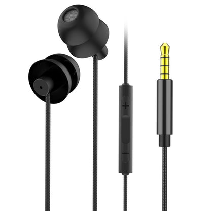 EN3900 3.5mm Plug In-Ear Wired Control Earphone with Mic(Black) - In Ear Wired Earphone by buy2fix | Online Shopping UK | buy2fix