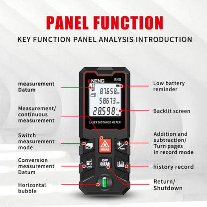 ANENG Handheld Infrared Rangefinder, Model: 40m Precision Version - Consumer Electronics by ANENG | Online Shopping UK | buy2fix