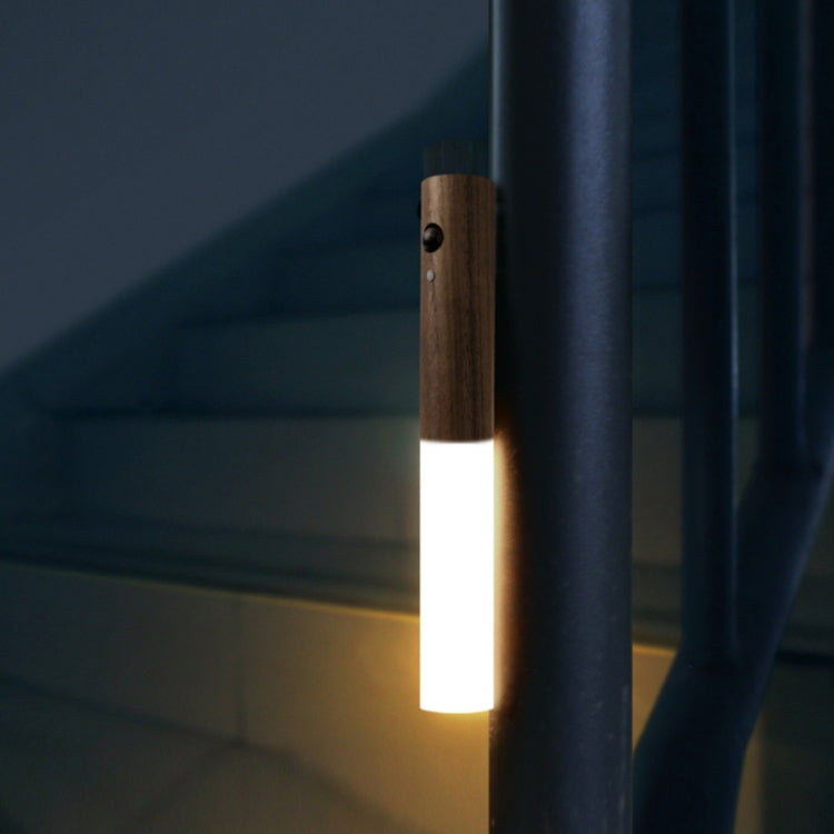 Home Intelligent Corridor Human Body Induction LED Night Light(Walnut Color) - Sensor LED Lights by buy2fix | Online Shopping UK | buy2fix