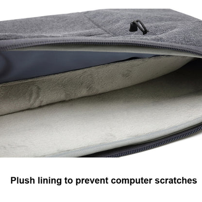 Zipper Type Polyester Business Laptop Liner Bag, Size: 13.3 Inch(Dark Gray) - 13.3 inch by buy2fix | Online Shopping UK | buy2fix