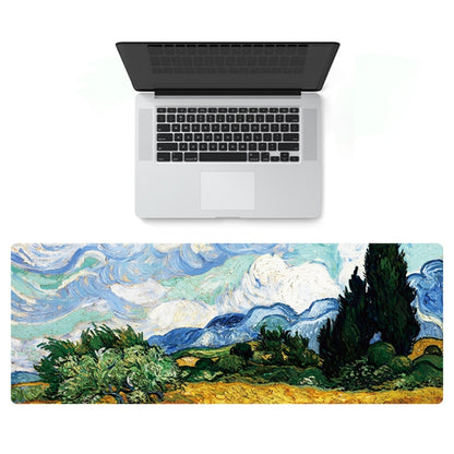 300x800x3mm Locked Am002 Large Oil Painting Desk Rubber Mouse Pad(Cypress) - Mouse Pads by buy2fix | Online Shopping UK | buy2fix