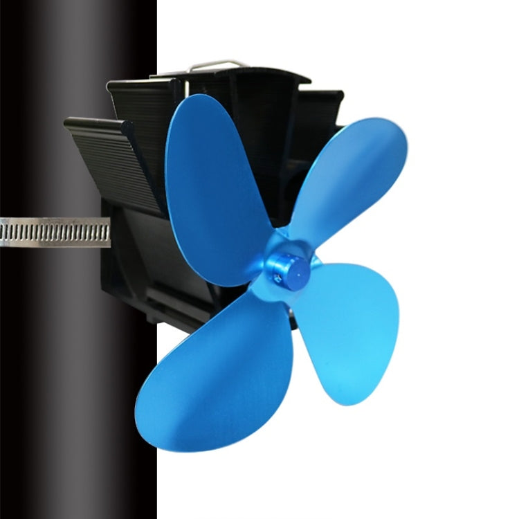 YL603 Thermodynamic Magnetless Wall Mounted Fireplace Fan(Blue) - Consumer Electronics by buy2fix | Online Shopping UK | buy2fix