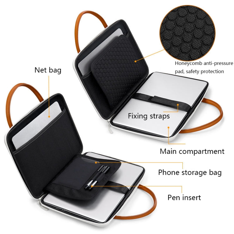 Baona BN-F020 Multifunctional Waterproof Wear-resistant Computer Bag, Specification: Oxford (Black) - 13.3 inch by Baona | Online Shopping UK | buy2fix