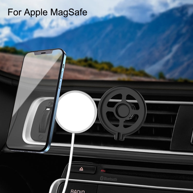 K76 Wireless Charging Stick Car 360 Degree Rotation Stand For Apple MagSafe - In Car by buy2fix | Online Shopping UK | buy2fix