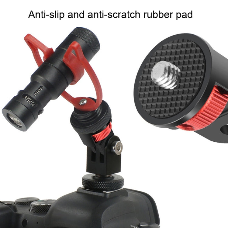 1/4 Inch Screw Converter Tripod Adapter for Sport Camera(Black and Red) - Connection Mount by null | Online Shopping UK | buy2fix