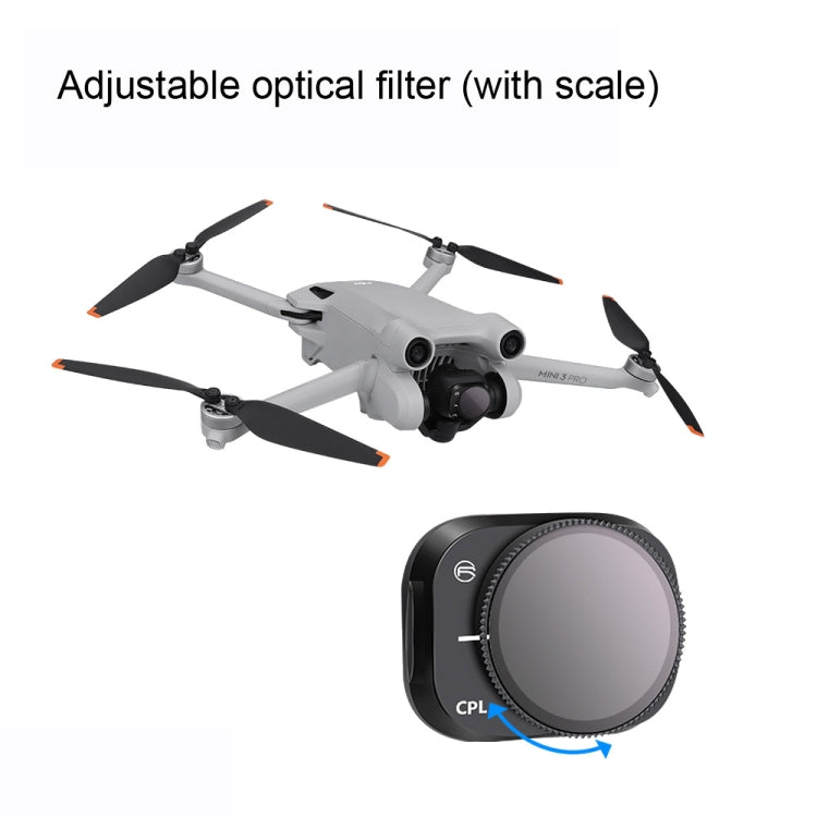 RCSTQ Aluminum Alloy Adjustable Filter Accessories for DJI Mini 3 Pro,Style: UV+CPL+ND8+ND16+ND32+ND64 6 In 1 - Other by RCSTQ | Online Shopping UK | buy2fix