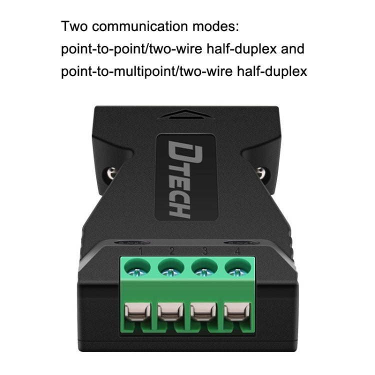 DTECH DT-9001 Industrial Grade Lightning And Surge Protection RS232 To 485 Converter - Sockets Adapters Accessories by DTECH | Online Shopping UK | buy2fix