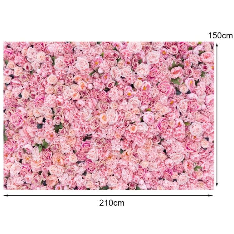 2.1m x 1.5m Pink Rose Wall Background Fabric - Camera Accessories by buy2fix | Online Shopping UK | buy2fix