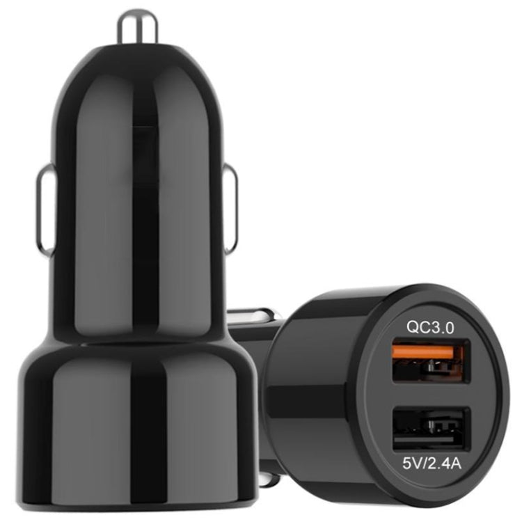 IBD321-Q3 Universal Fireproof Mobile Phone Car Charger, Model: QC3.0+2.4A - In Car by buy2fix | Online Shopping UK | buy2fix