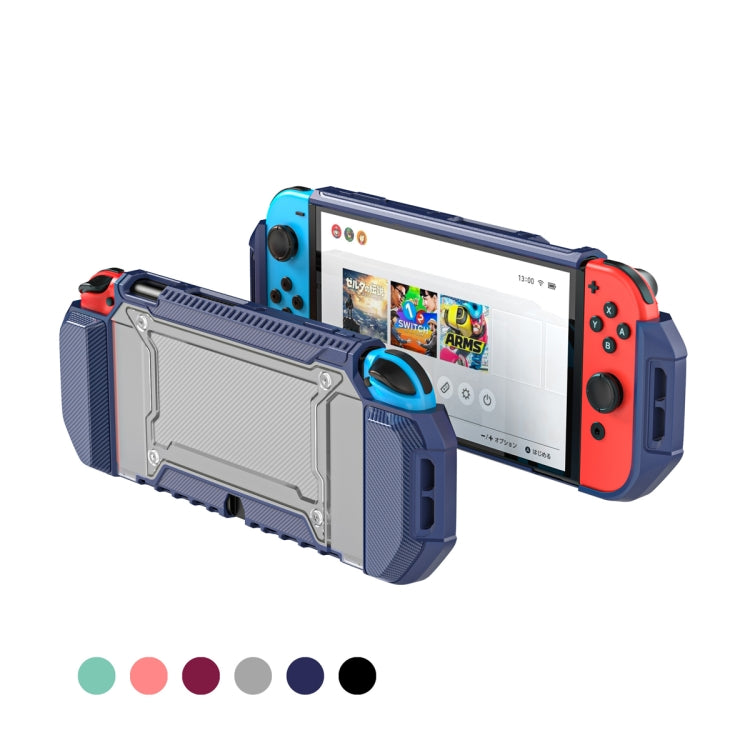 TPU+PC Two-in-one Non-slip Protective Case for Nintendo Switch OLED(Black) - Cases by buy2fix | Online Shopping UK | buy2fix