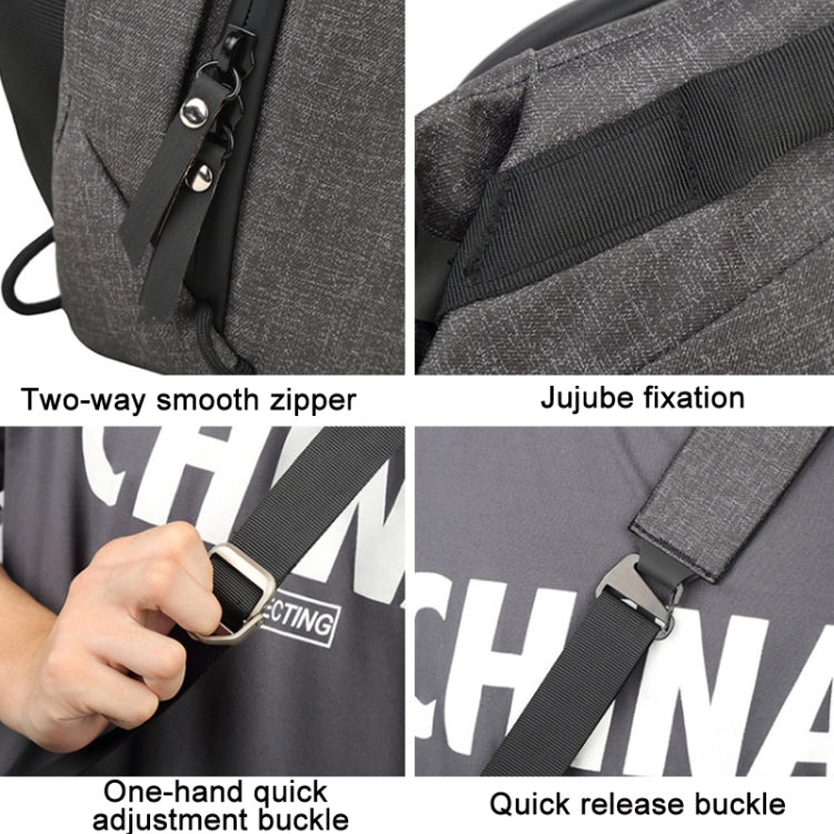 Portable Waterproof Photography SLR Camera Messenger Bag, Color: 10L Dark Gray - Camera Accessories by buy2fix | Online Shopping UK | buy2fix