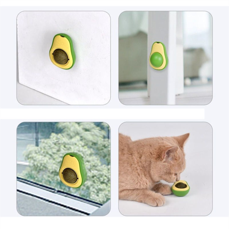 2 PCS Catnip Balls And Avocado Teasing Cat Teeth Cleaning Toy(Mint Ball) - Home & Garden by buy2fix | Online Shopping UK | buy2fix