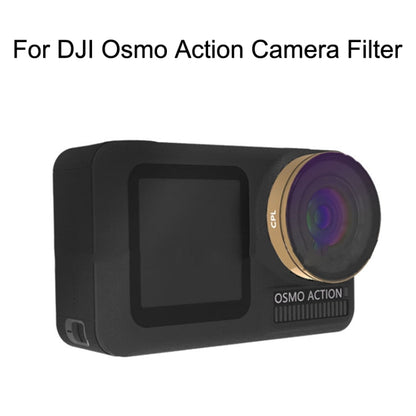 JSR For DJI Osmo Action Motion Camera Filter, Style: LG-Yellow - DJI & GoPro Accessories by JSR | Online Shopping UK | buy2fix