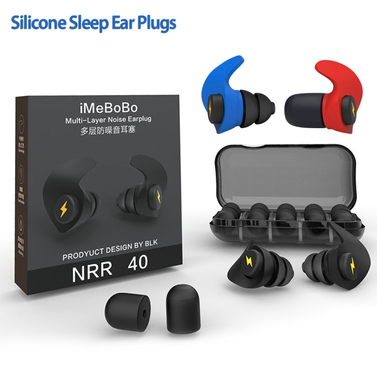 Anti-noise Sleep Earplugs Soundproof Earplugs(Black) - Ear Care Tools by buy2fix | Online Shopping UK | buy2fix