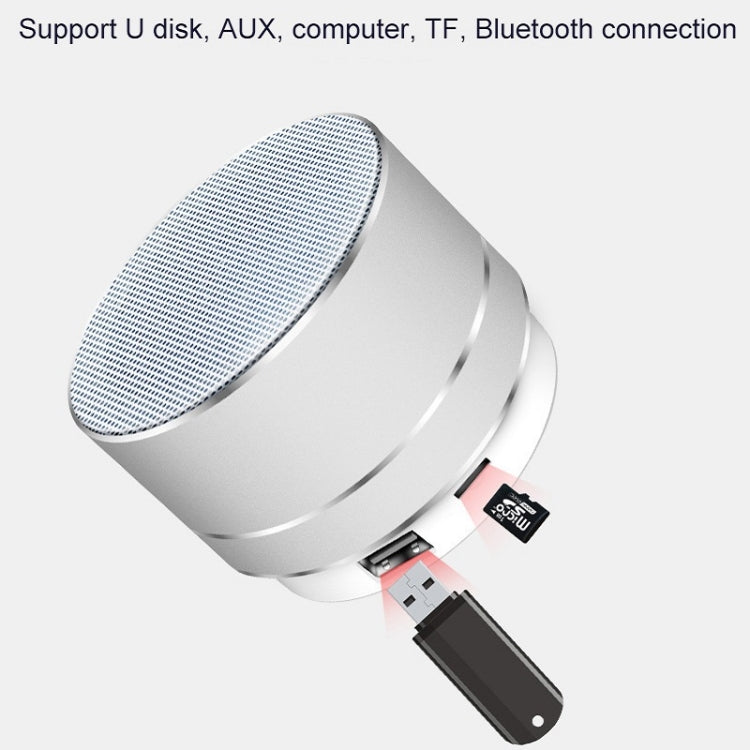 A10 Mini Metal Wireless Bluetooth Speaker(Blue) - Mini Speaker by buy2fix | Online Shopping UK | buy2fix