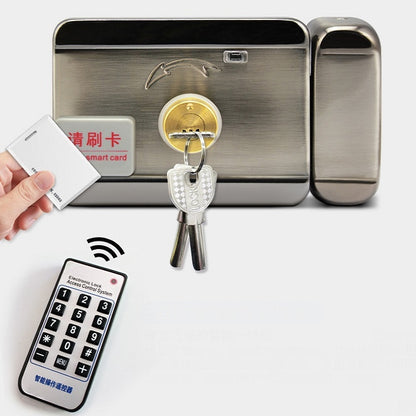 ID Access Control One Piece Induction Motor Lock Single Head ID Swipe Card - Security by buy2fix | Online Shopping UK | buy2fix