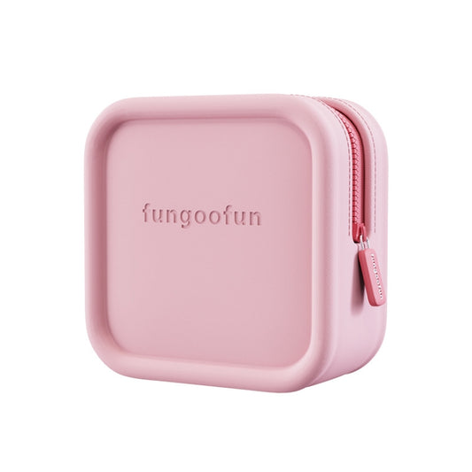 Fungoofun Candy Color EVA Travel Digital Storage Bag Cosmetic Bag, Color: Square Pink - Digital Storage Bag by Fungoofun | Online Shopping UK | buy2fix