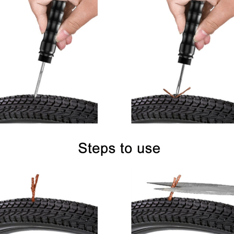 BIKERSAY BT056 Bicycle Fork Drill Bit Vacuum Tire Repair Tool(Black) - Outdoor & Sports by BIKERSAY | Online Shopping UK | buy2fix