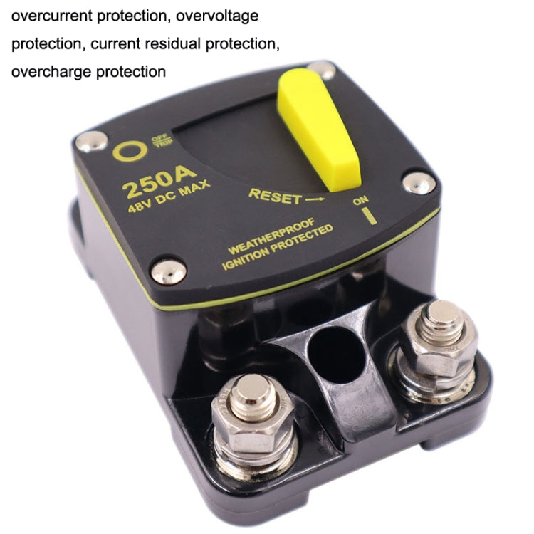 200A CB6 Car RV Yacht Audio Restore Insurance Holder Switch - In Car by buy2fix | Online Shopping UK | buy2fix