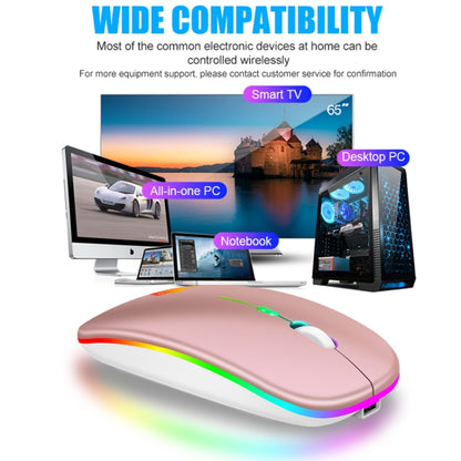 XUNSVFOX XYH50 4 Keys USB Charging Business Office Wireless Light Mouse(White) - Wireless Mice by XUNSVFOX | Online Shopping UK | buy2fix