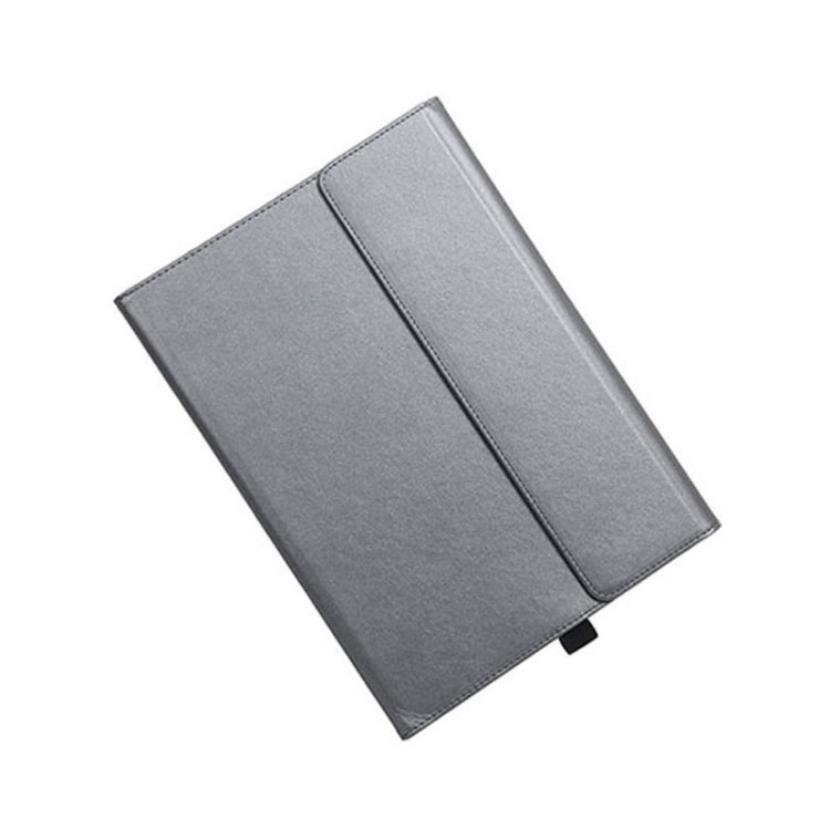 For Microsoft Surface Pro 8 Tablet Protective Case Holder(Microfiber Lambskin Texture Gray Case) - Others by buy2fix | Online Shopping UK | buy2fix