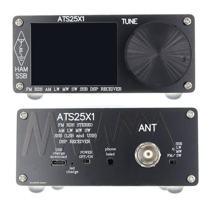 ATS-25X1 Updated Version Si4732 Chip 2.4-Inch Touch Screen All-Band Radio Receiver FM/LW/MW/SSB - Consumer Electronics by buy2fix | Online Shopping UK | buy2fix