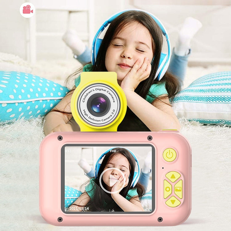 X101 Mini HD Lens Reversible Child Camera, Color: Blue+16G+Card Reader - Consumer Electronics by buy2fix | Online Shopping UK | buy2fix
